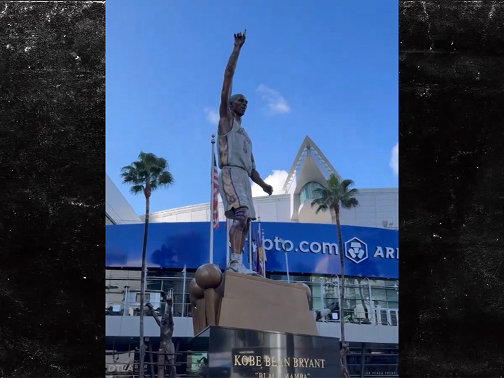 Kobe Bryant Now Out On Display In Star Plaza Next To Crypto