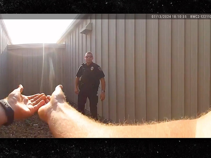 donald trump cops lifted on roof