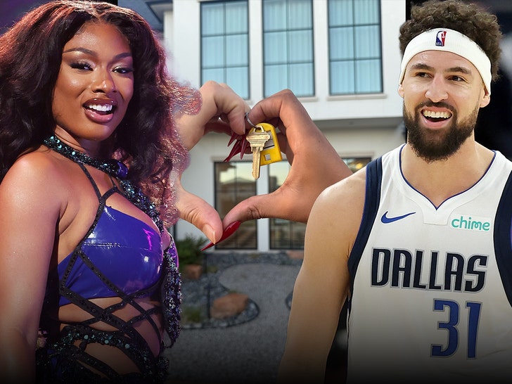 megan thee stallion and klay thompson getty 1