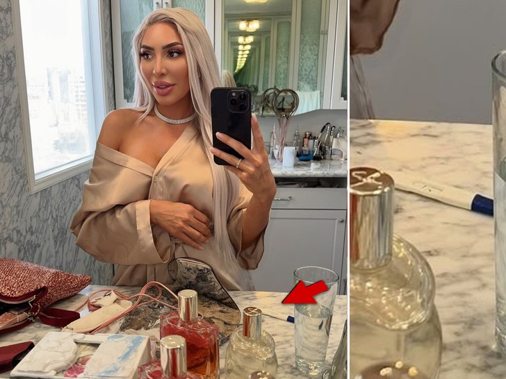 Farrah Abraham pregnancy stick