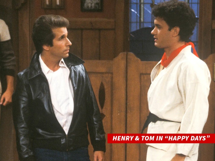 henry winkler tom hanks getty ABC Photo Archives-Disney General Entertainment Content via Getty comp