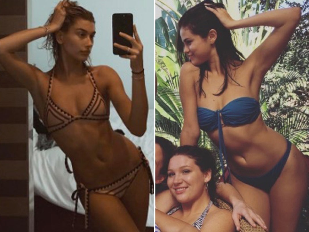 Hailey Baldwin (21) vs. Selena Gomez (26) -- WCW Edition