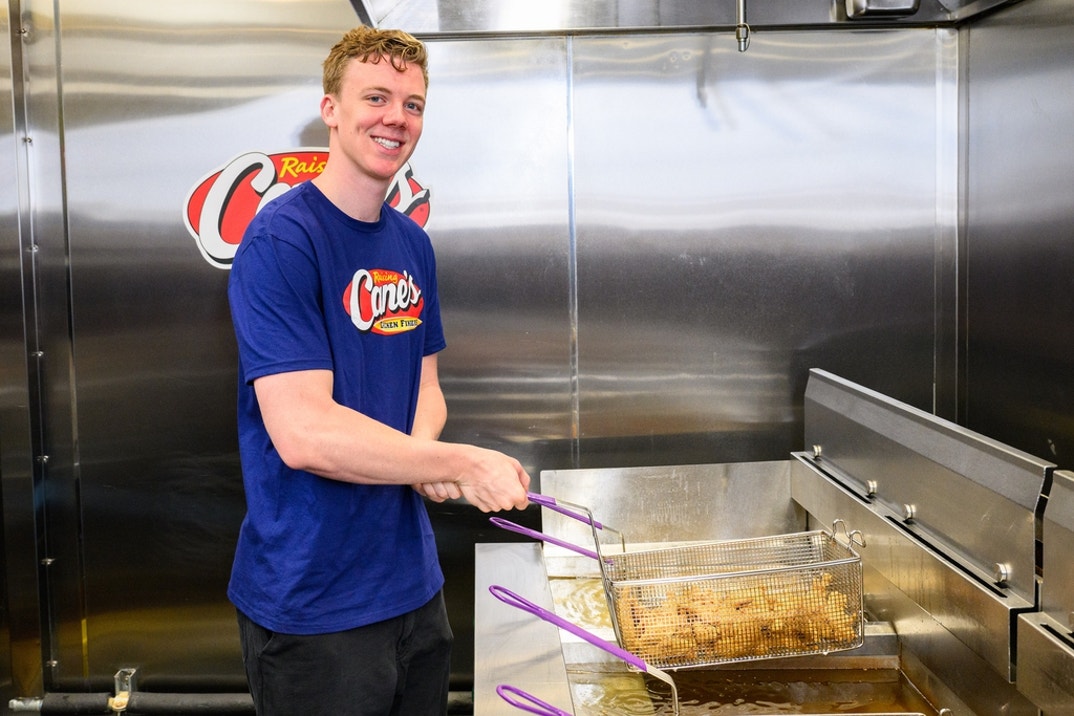 Charlie May and Nimari Burnett at Raising Cane’s in Ann Arbor, Michigan 3