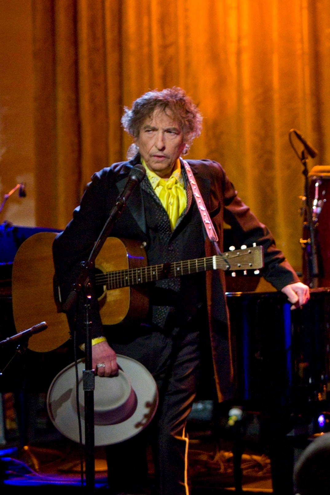 Musician Bob Dylan at 