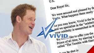 Prince Harry -- Offered $10 MILLION to Bone on Film