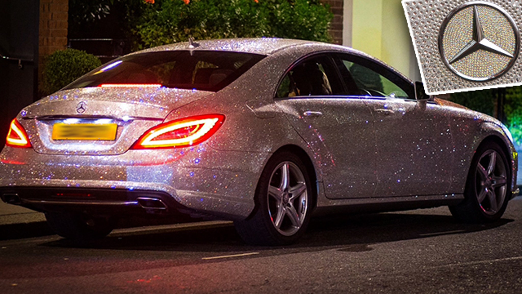 Swarovski Crystal Covered Mercedes – Tacky?