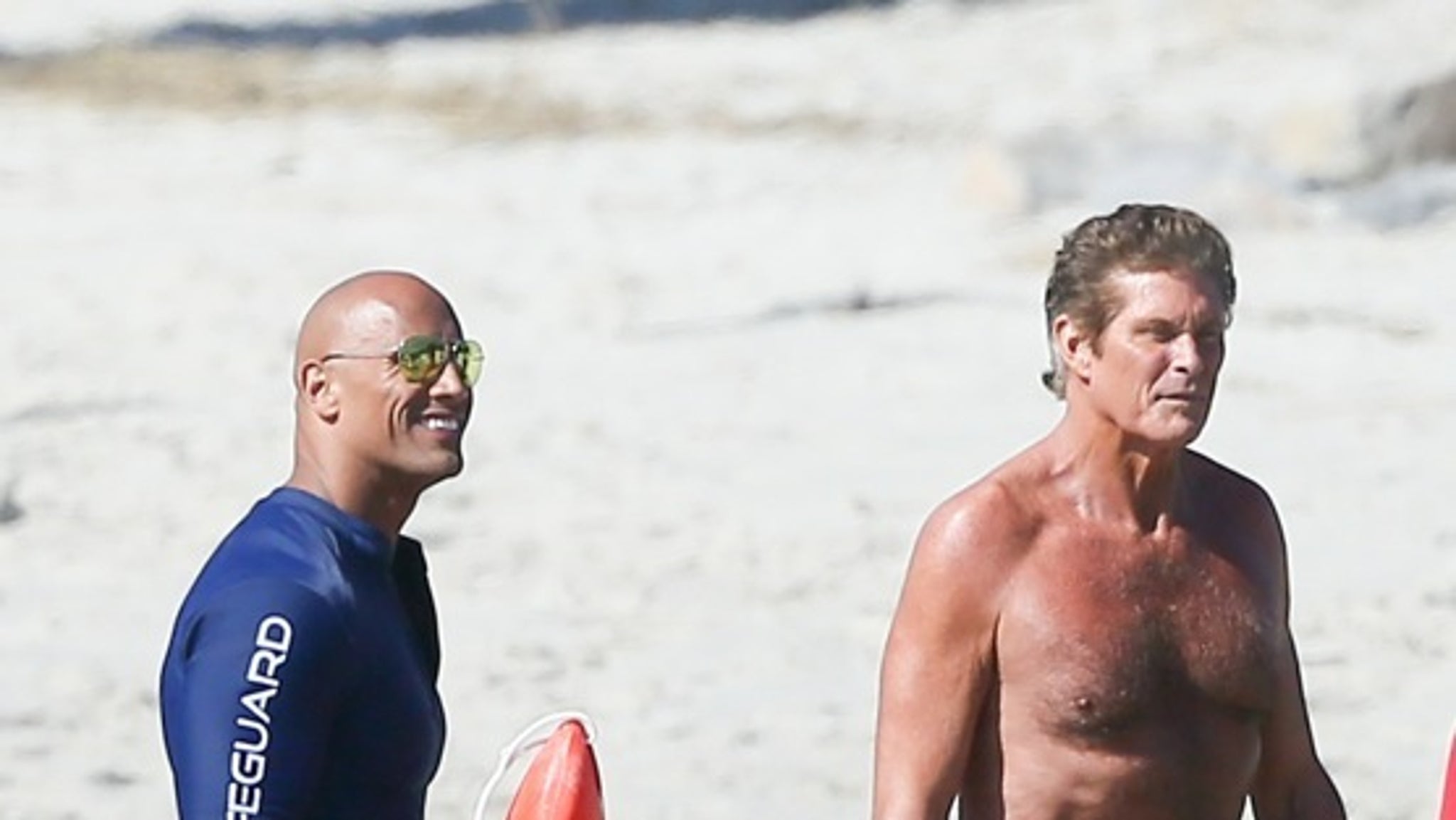 David Hasselhoff Back On The Beach For Baywatch