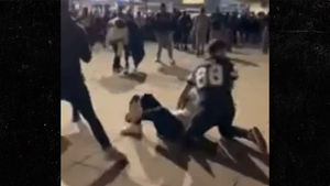 Cowboys Fans Get In Wild Brawl At AT&T Stadium Playoff Watch Party
