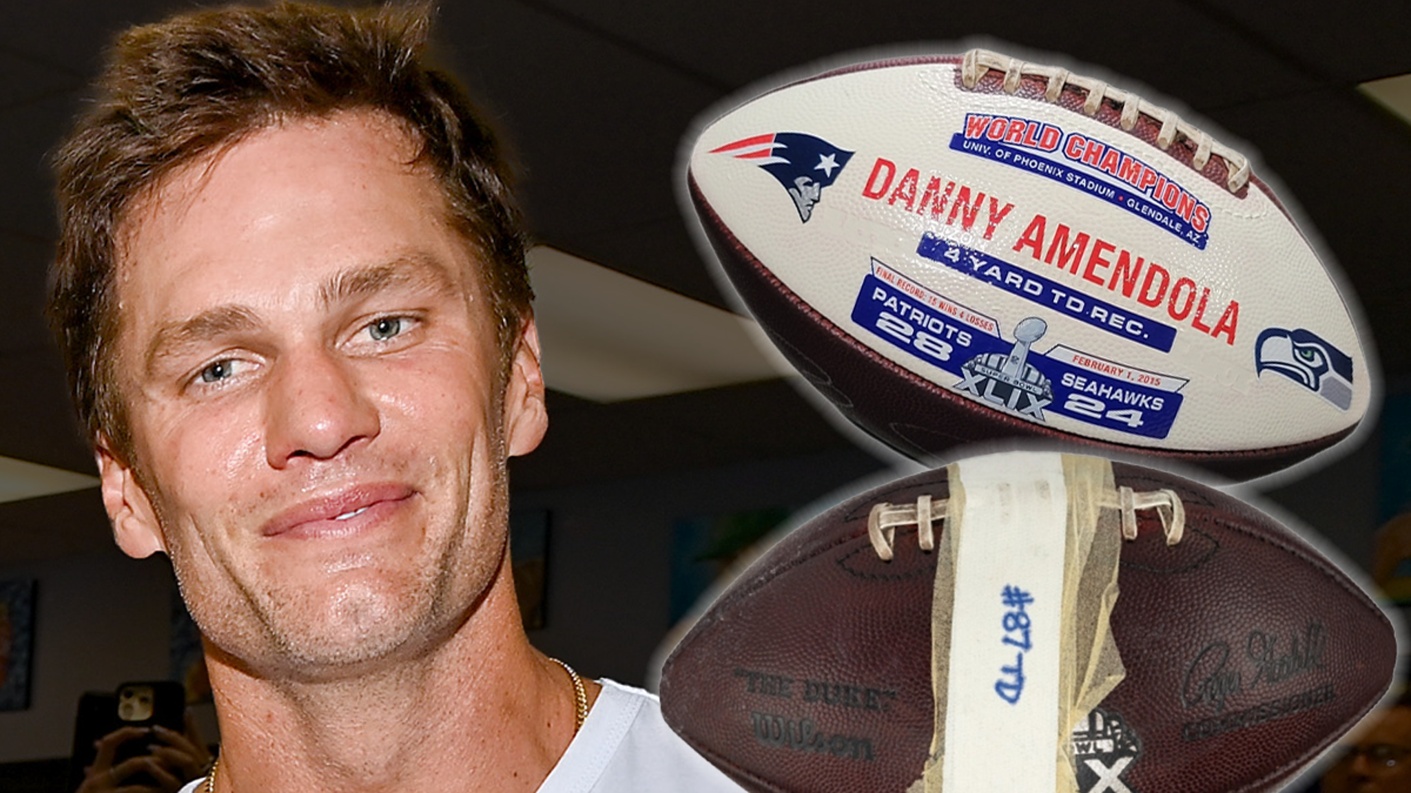 Tom Brady Game-Used Super Bowl TD Balls Hit Auction, Expected To Fetch $1 Mil