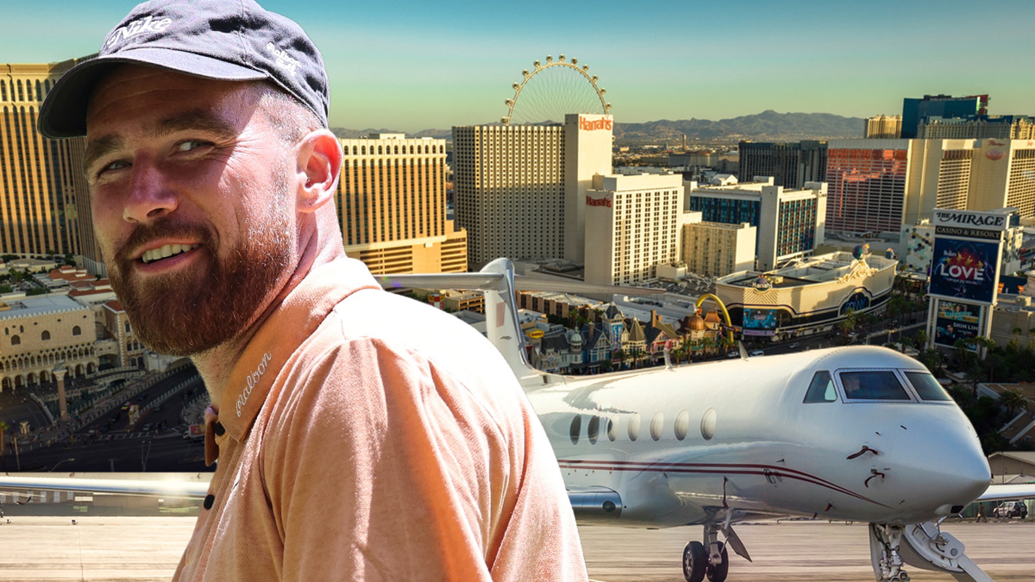 Travis Kelce is reportedly landing in Las Vegas after his Whirlwind Australia trip