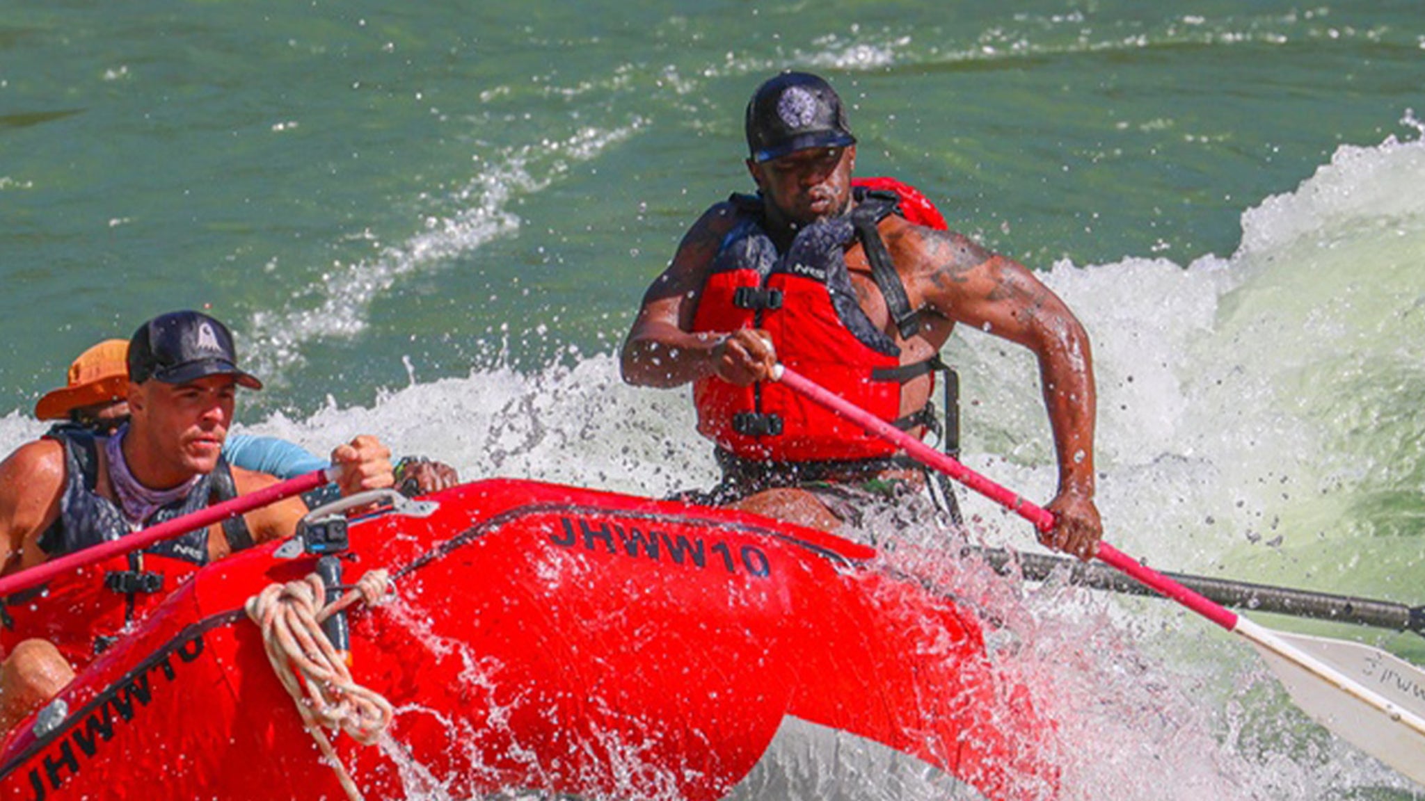 Diddy Goes White Water Rafting, Blows Off Steam in Wyoming