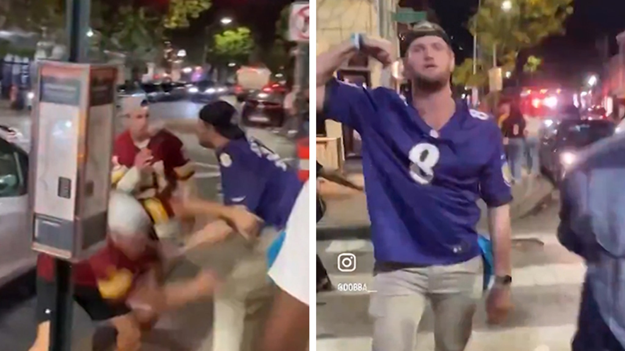 Baltimore Ravens Fan Knocks Commanders Fan Out Cold, Police Invesgating