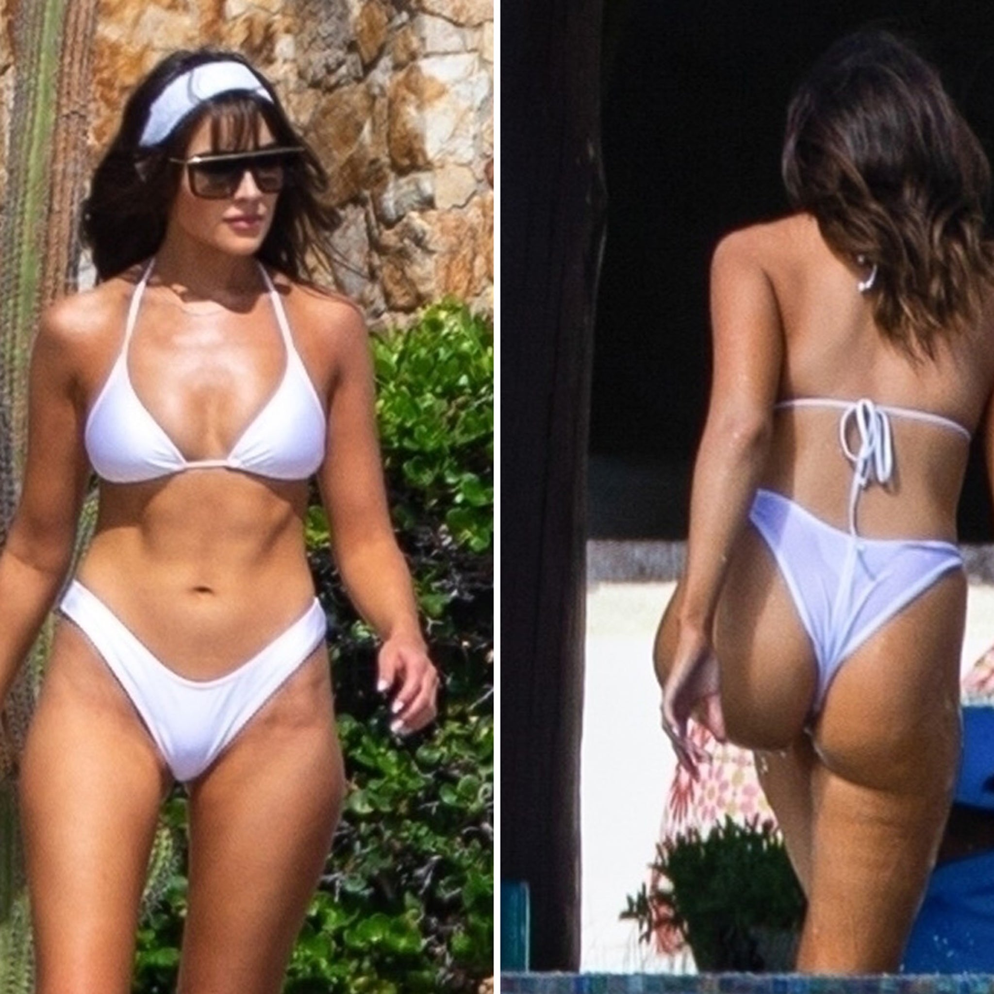 Olivia Culpo Sports White Hot Bikini During Cabo Vacay With Devon