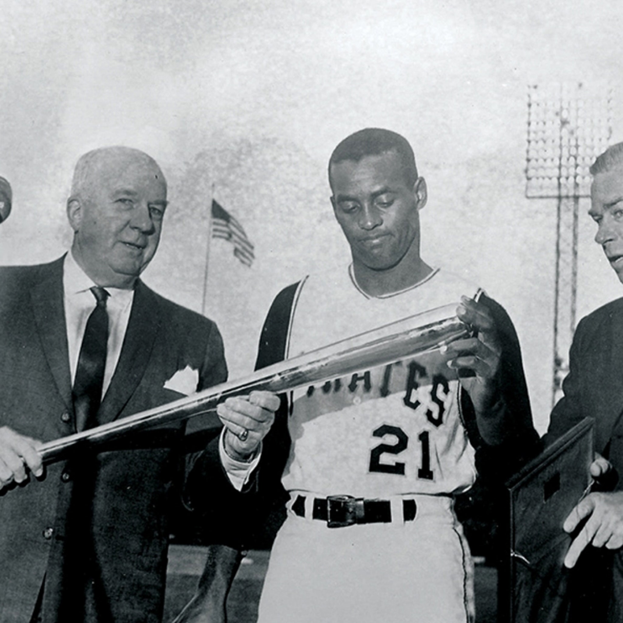 Roberto Clemente's Silver Bat Award From 1964 Up For Auction