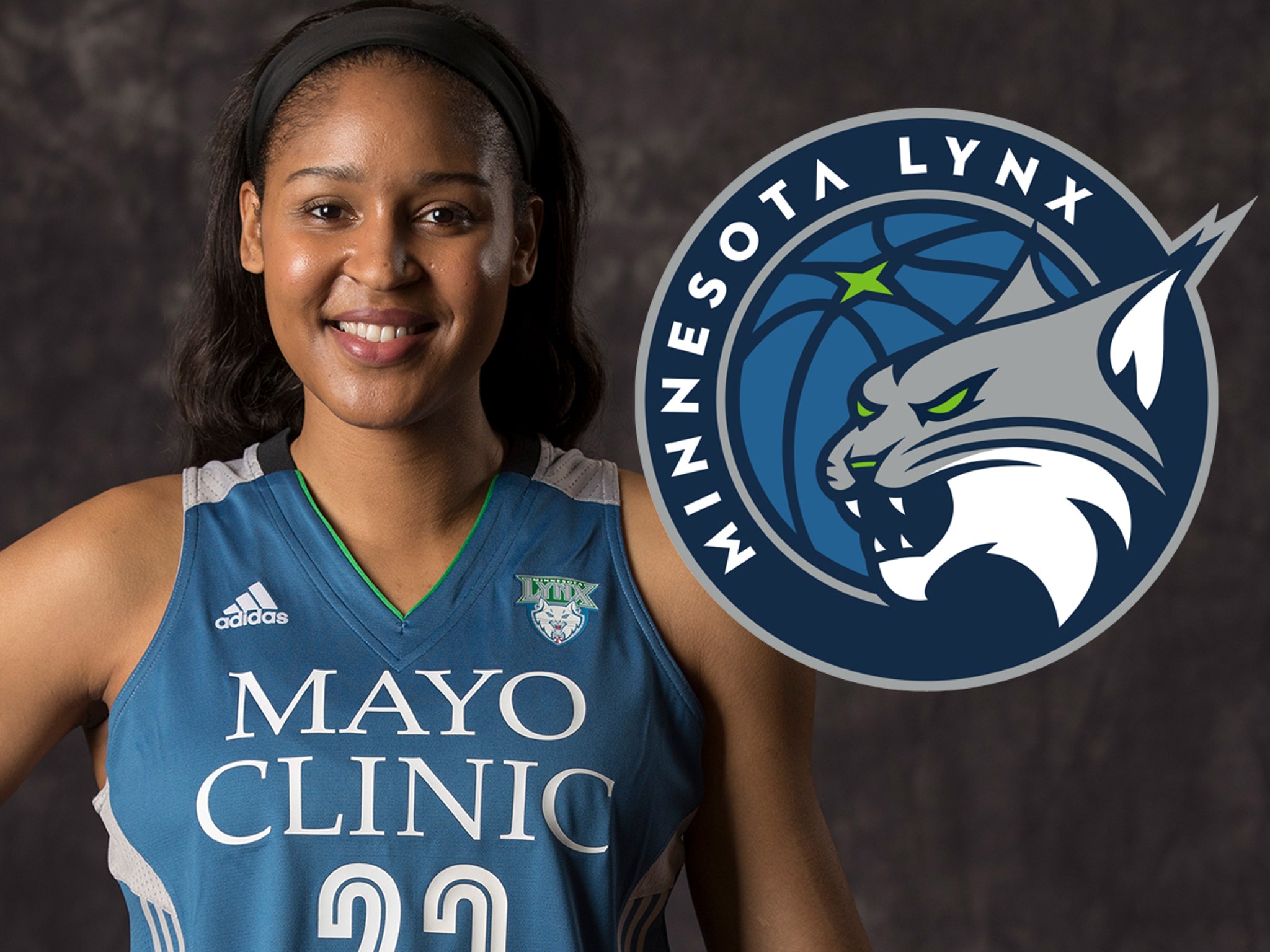 Maillot De Basket Maya Moore - Minnesota Lynx - Noir, Taille XL - WNBA (occasion)