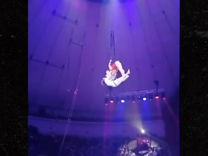 Circus Acrobat's Horrifying Drop Caught on Camera, Both Arms Broken