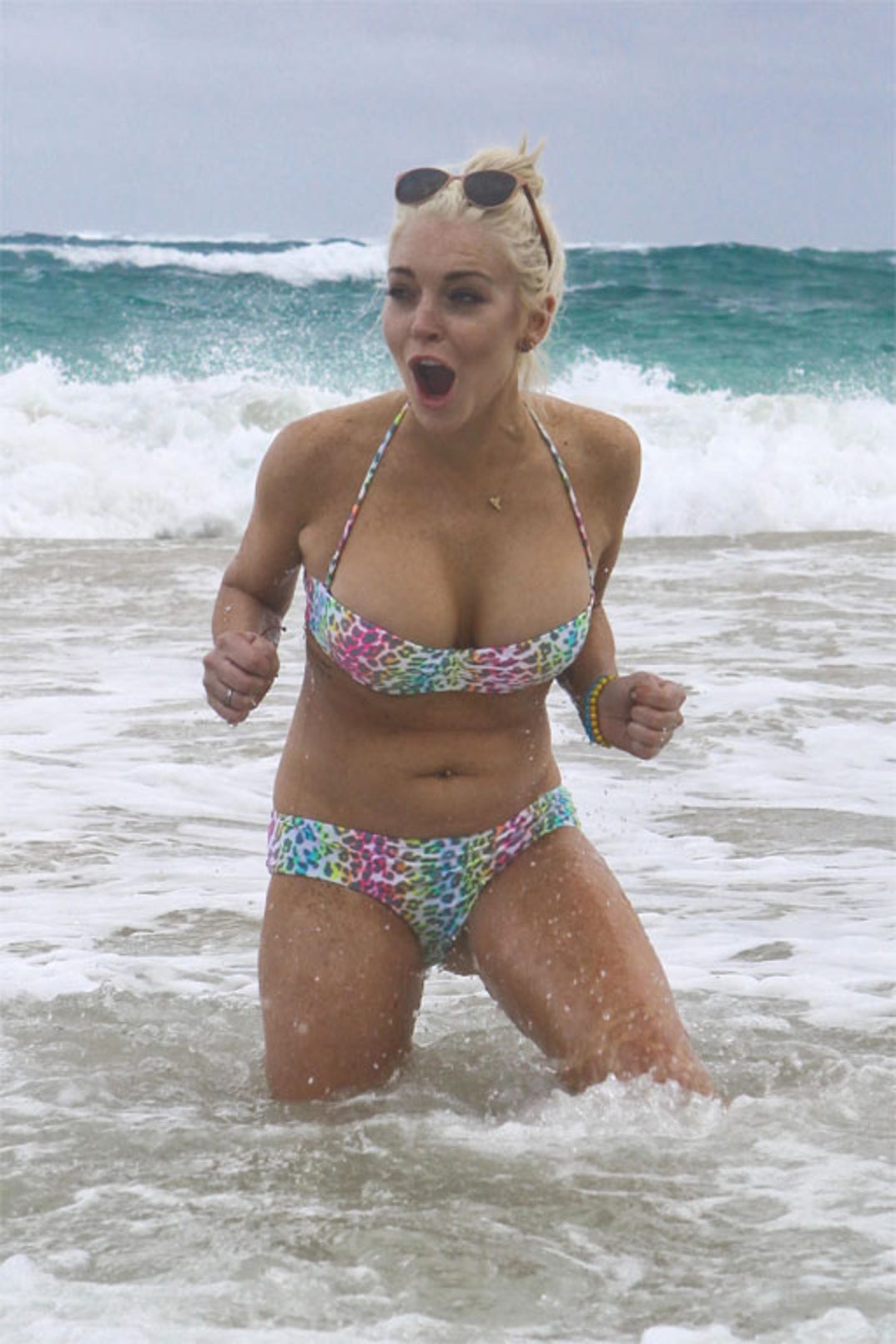 Lindsay Lohan Bikini Party GSI Media