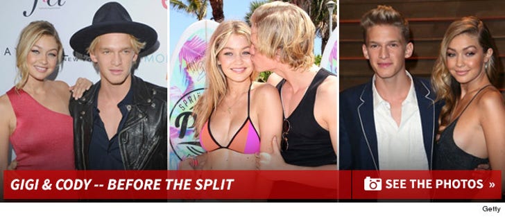 Gigi Hadid & Cody Simpson -- Before the Split