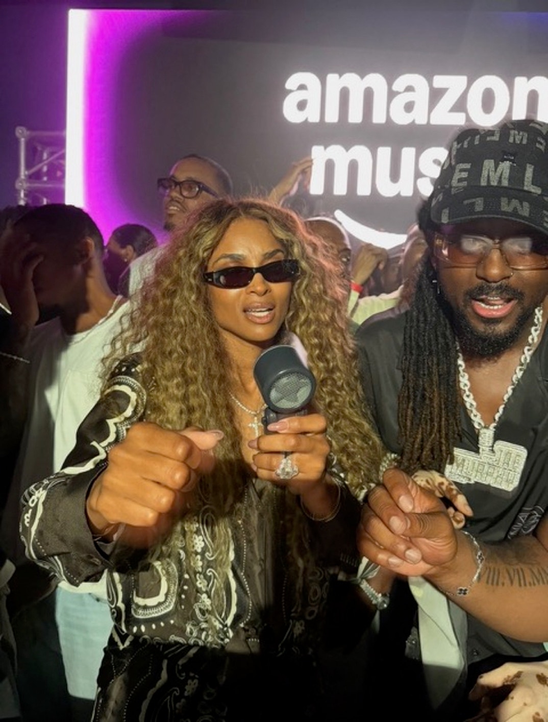 Ciara keeping it cool at The Afties presented by Amazon Music in Cannes, France, on Wednesday, June 26, 2026.