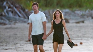 Tom Brady and Gisele Bundchen Hold Hands Walking on Beach in Costa Rica