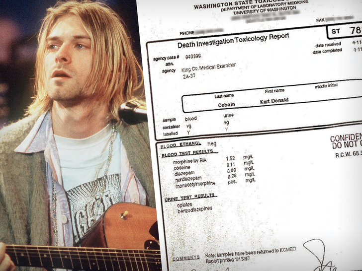Kurt Cobain's Purported Autopsy Report