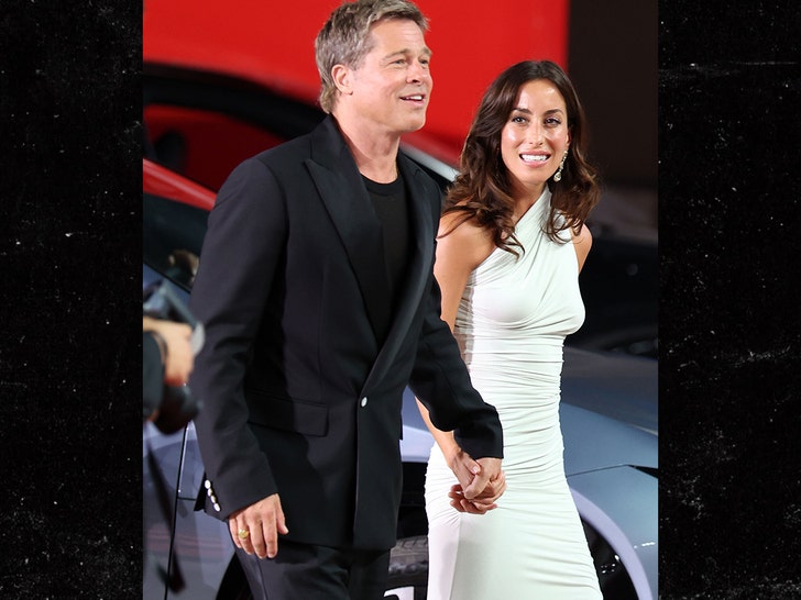 Brad Pitt Makes Red Carpet Debut with Ines de Ramon at Venice Film Festival