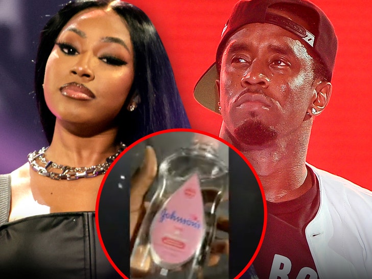 Diddy’s Ex-Girlfriend Yung Miami Asked By TikToker to Sign Baby Oil