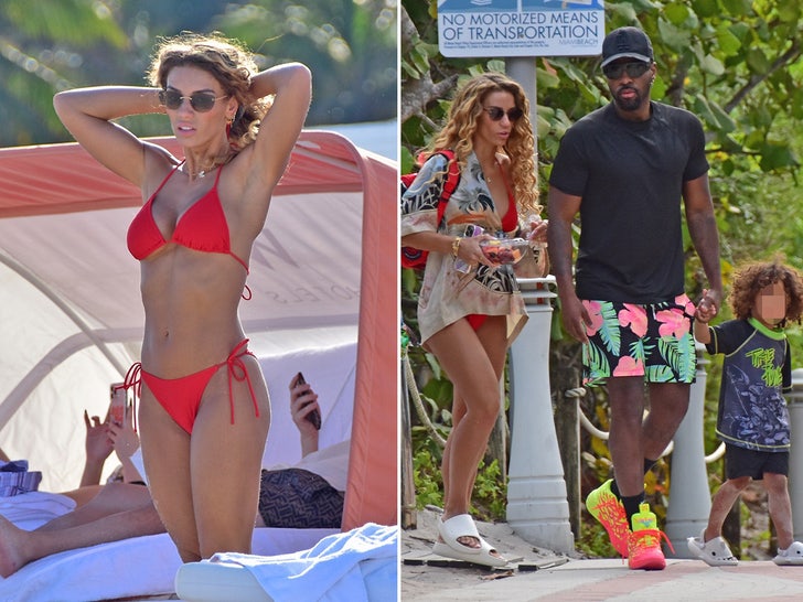 Jenna Frumes Shows Off Bikini Body on Family Beach Day