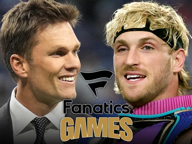 tom brady logan paul fanatics games main getty