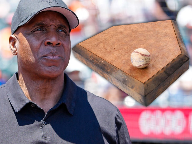 Barry Bonds Plate Up For Auction