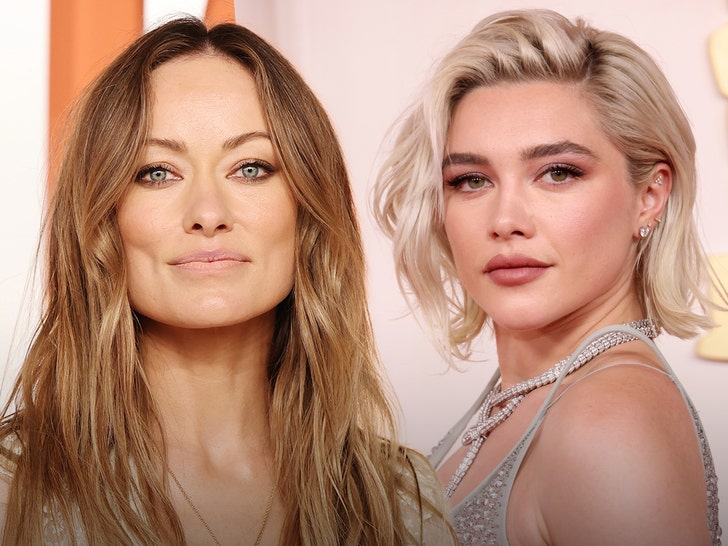 Olivia Wilde and Florence Pugh Getty 1