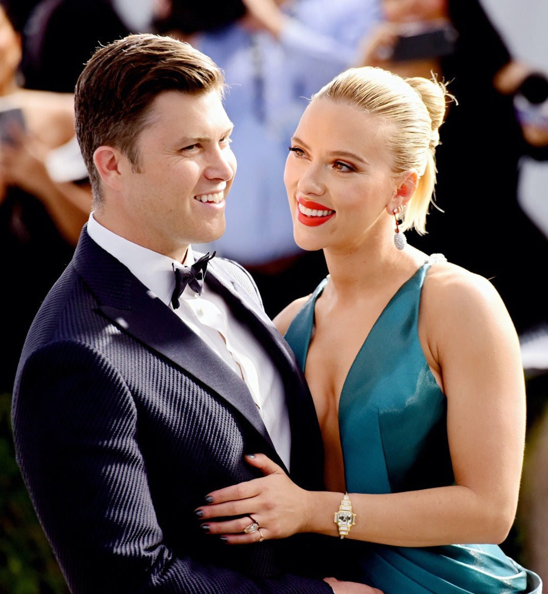 scarlett johansson colin jost photos 6