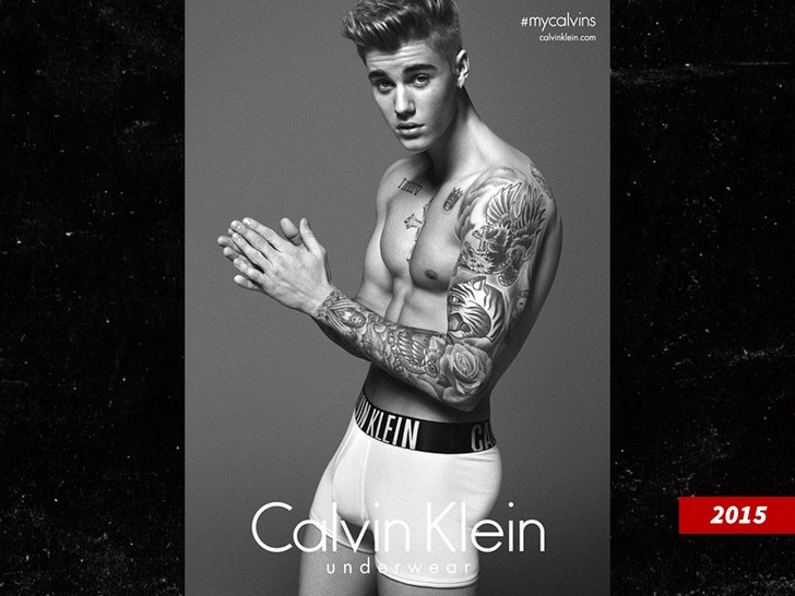 Justin Bieber Emerges From Video Shoot in Just Calvin Klein Boxer