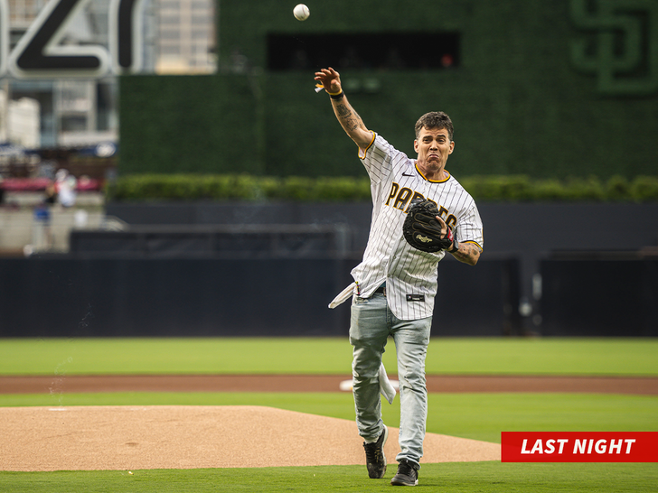 Special night for me with throwing the first pitch. Thanks