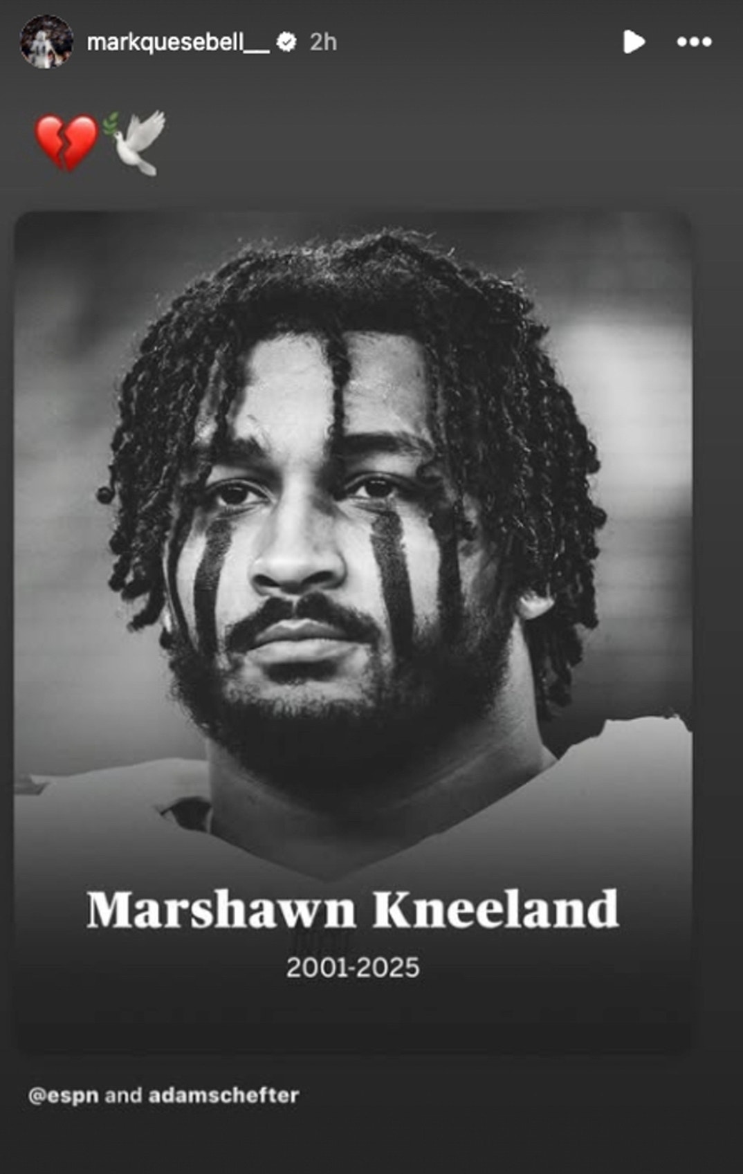 Marshawn Kneeland Social Media Tribute 4