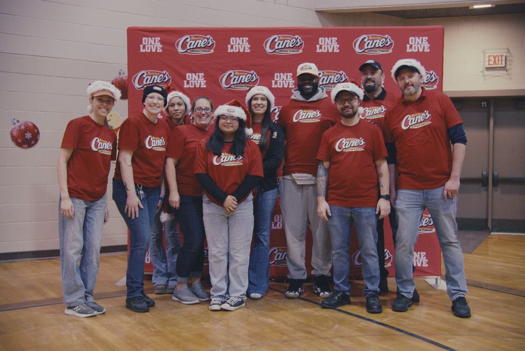 Shaquil Barrett With Raising Cane's 17