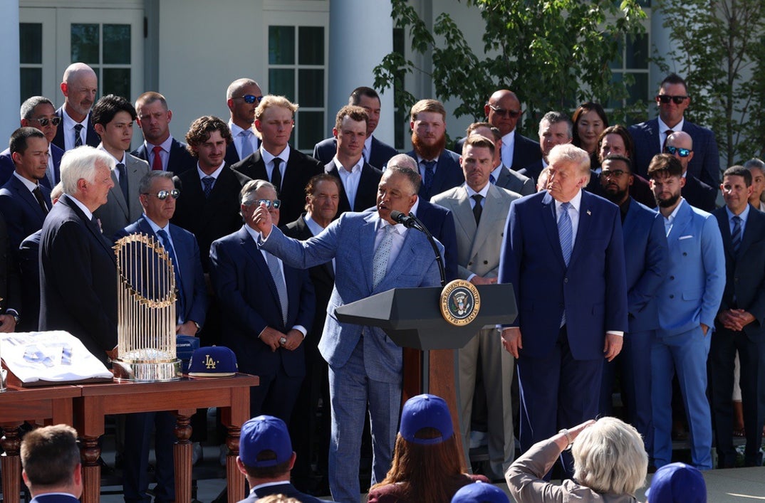 Dodgers At The White House 8