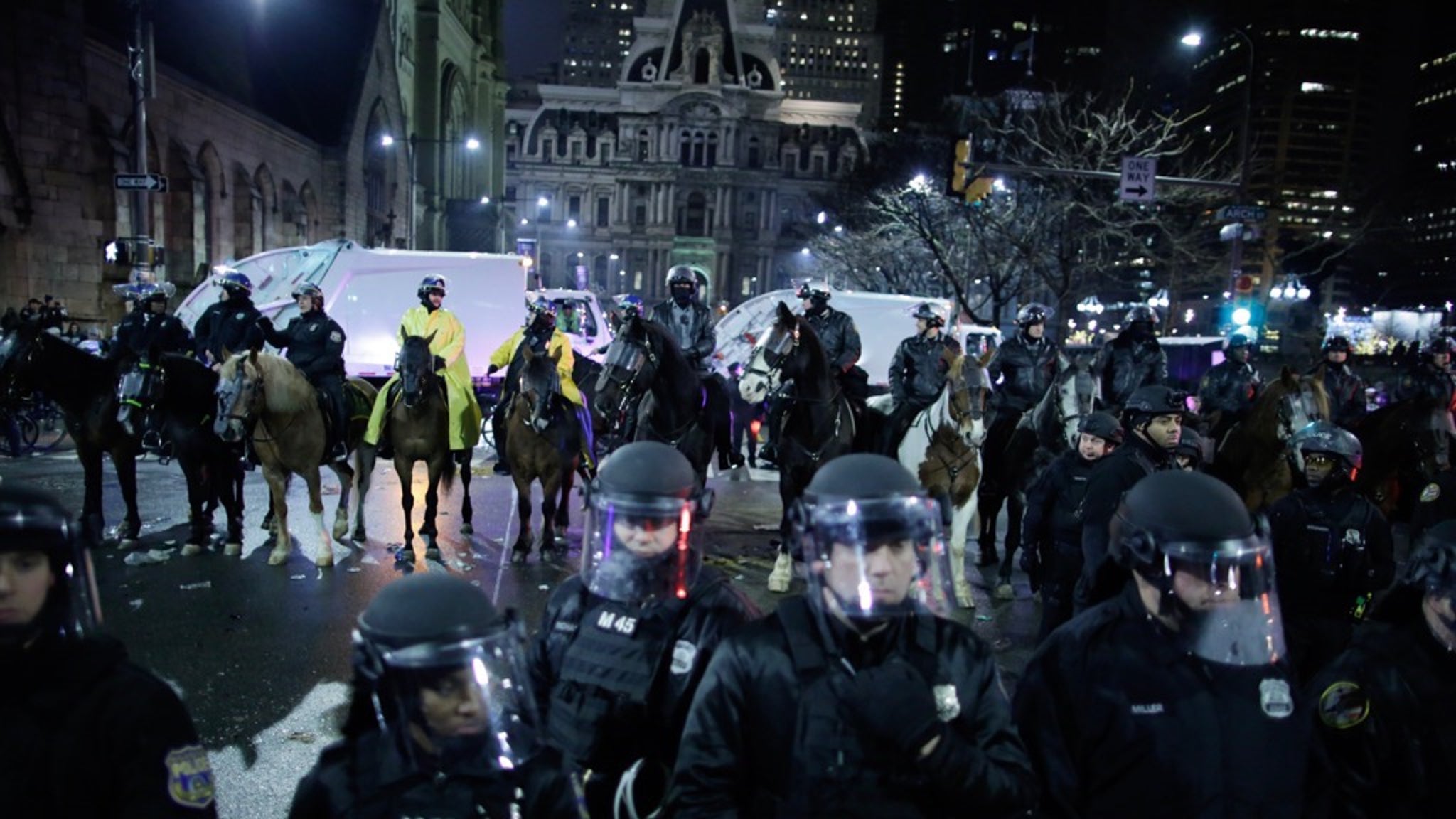 Eagles Fans Hit the Streets of Philadelphia after Super Bowl Win