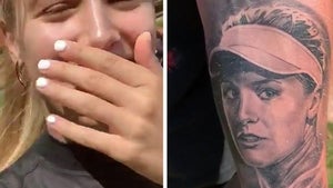 Genie Bouchard Meets Fan With Massive Tat of Her Face, 'This is Insane'