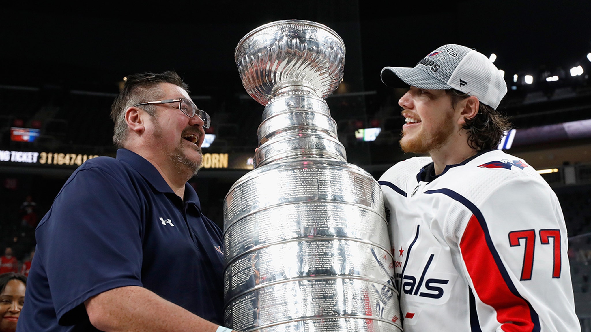 Valley News - For Oshie and Father, a Tearful Title