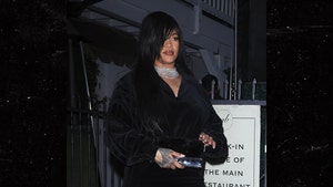 Rihanna Looks Glamorous At Restaurant Days After Super Bowl Announcement