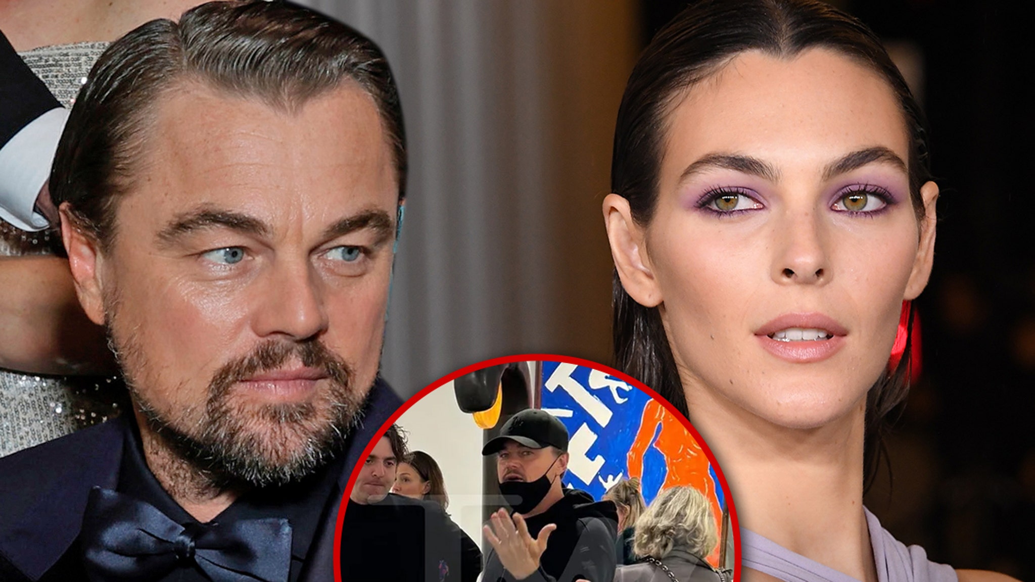 Leonardo DiCaprio Flies Solo at Art Basel Event, GF Vittoria Ceretti MIA