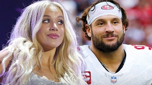 nick bosa and megan maroney getty 1