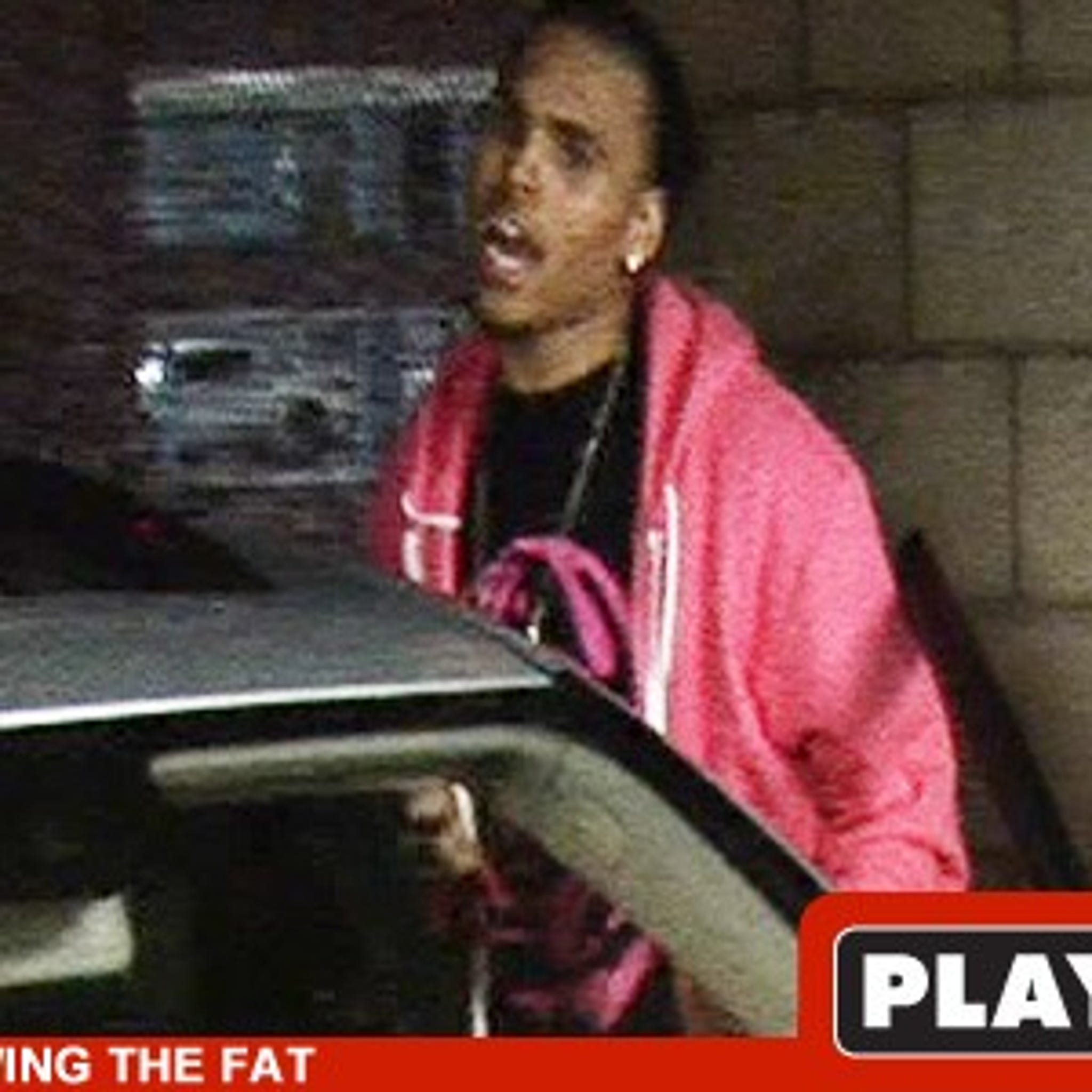 Chris Brown Cracks a Big, Fat Joke