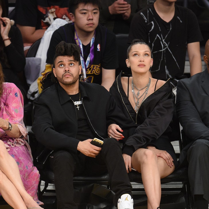 Bella Hadid's Outfit at Kobe Bryant's Last Basketball Game