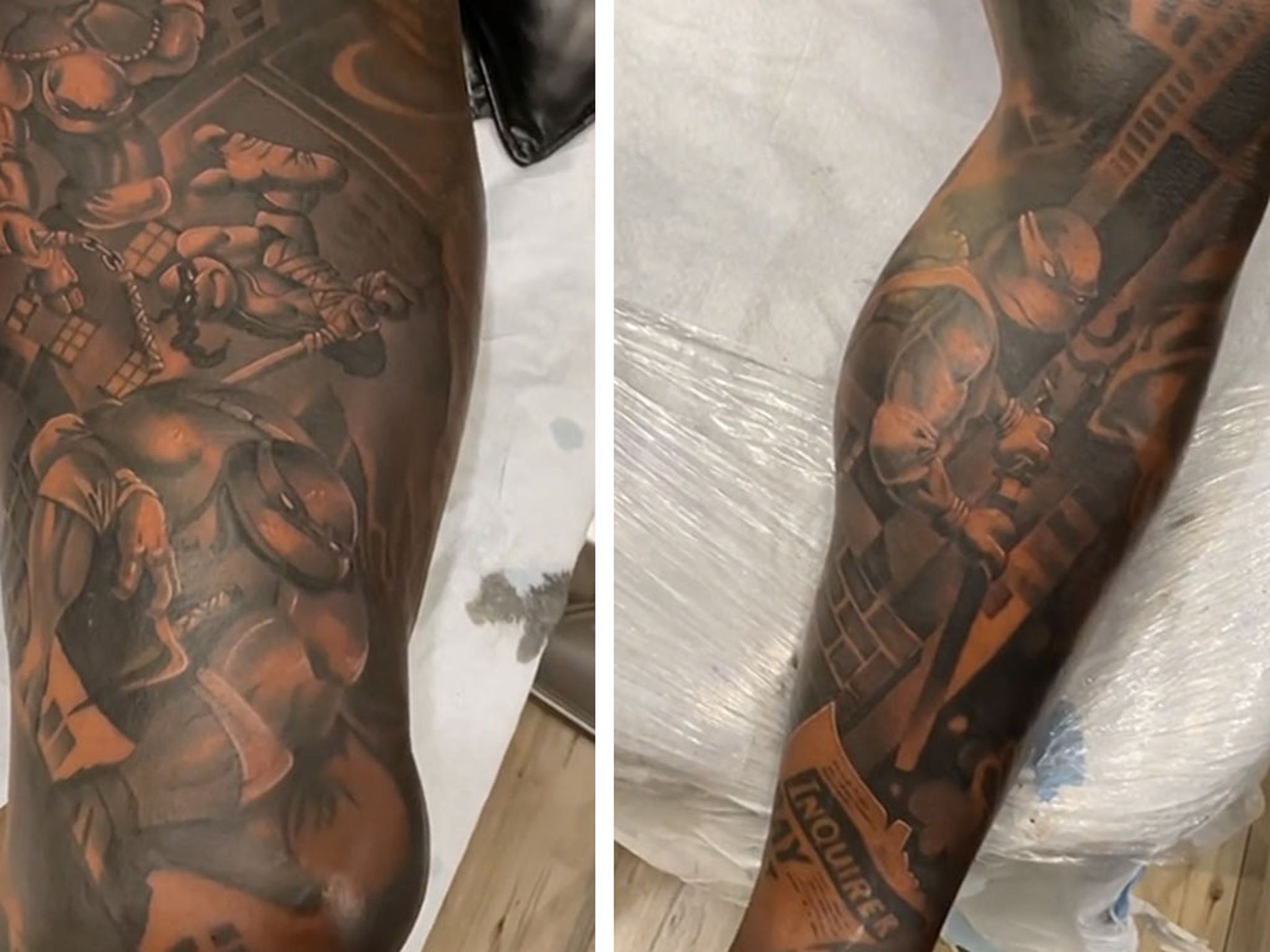 Progress Cyberpunk Sleeve by Bryce Huffman from Goliath Tattoo Dundas  Ontario  rtattoo