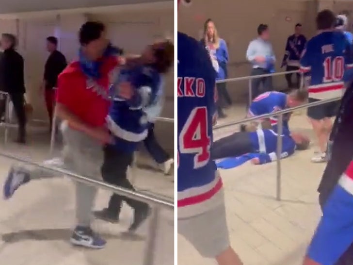 Tampa Bay Lightning Fan Violently Sucker Punched At MSG, Knocked Out Cold