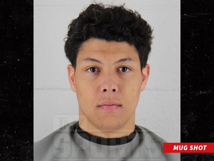 jackson mahomes arrestado, foto policial