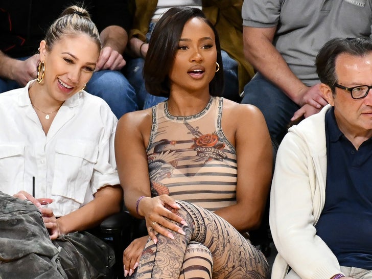Stars At The Lakers vs. Clippers Game