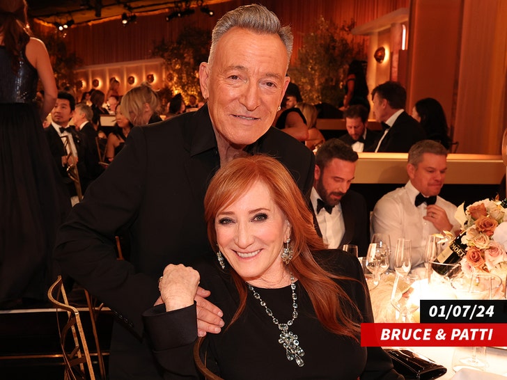 Bruce Springsteen and Patti Scialfa